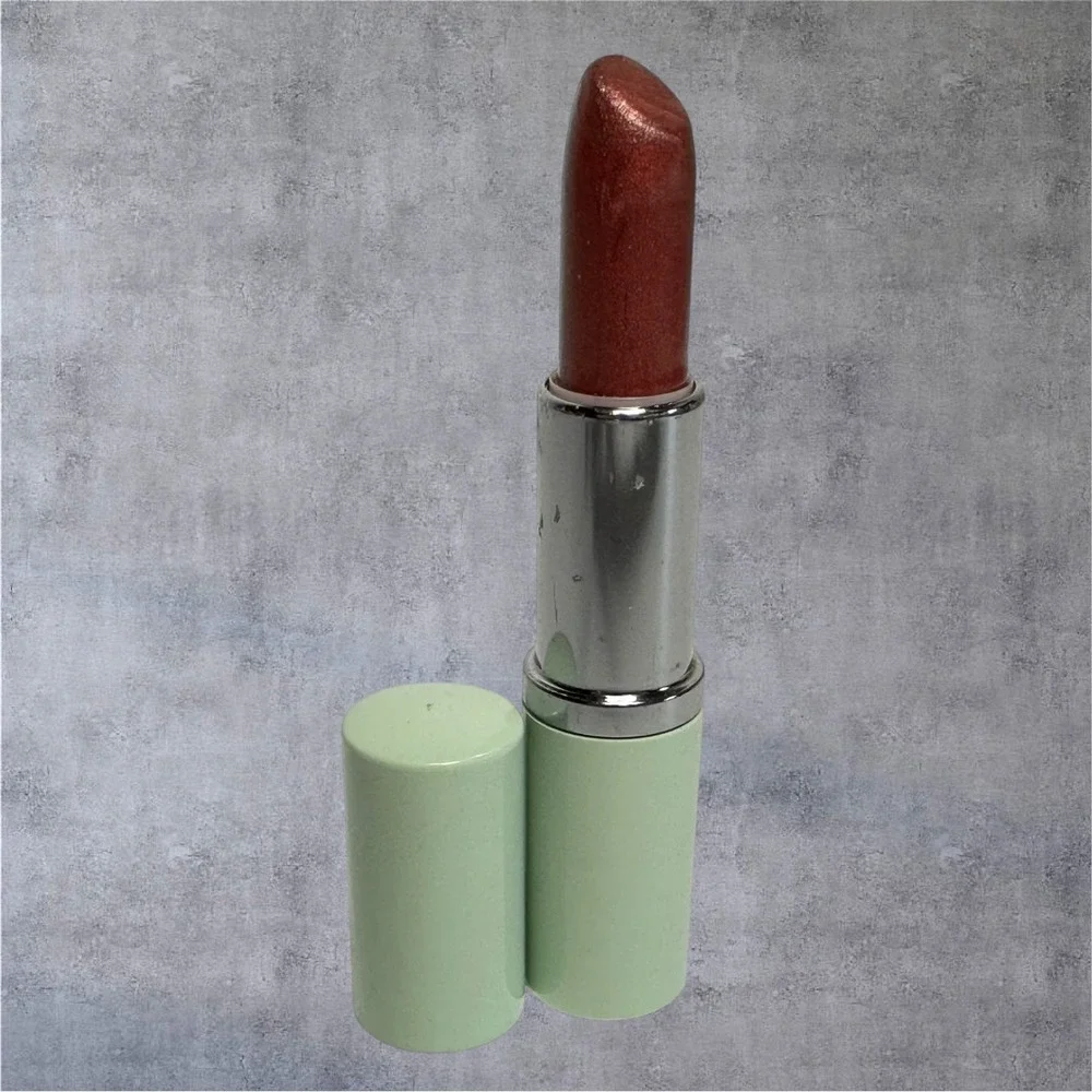 Clinique Different Lipstick Honey Ginger 0.13oz‎ Bronze Pink Shimmer Green Tube